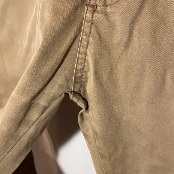 Men's chino pants tan/green - Picture 4 of 6
